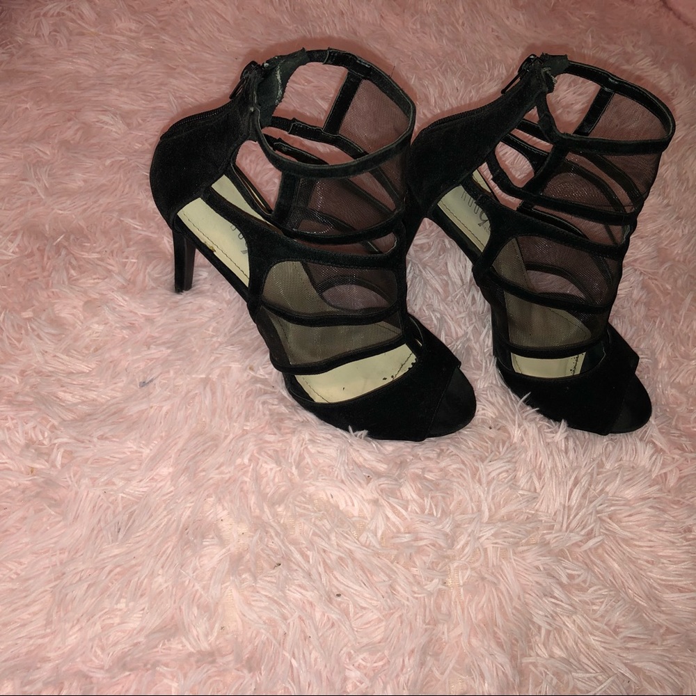 Black Rouge Heels - Size 9